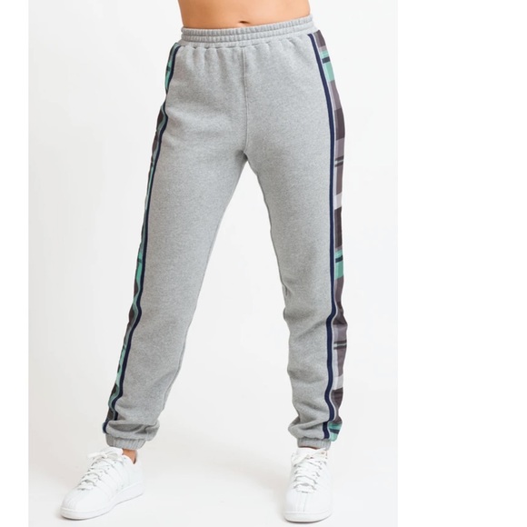 K-SWISS X ELEVEN BY VENUS WILLIAMS NWT THE PREP RALLEY JOGGER HEATHER GRAY PLAID - Picture 10 of 11